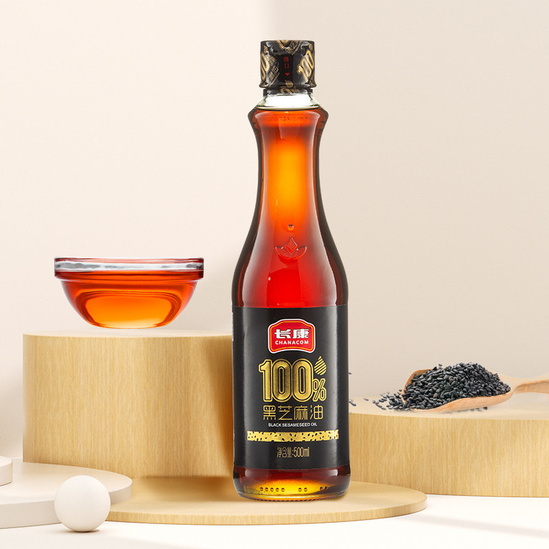 长康纯黑芝麻油500ml*2瓶装一级压榨工艺香油凉拌面,淘宝优惠券,粉丝福利购,淘宝优惠卷