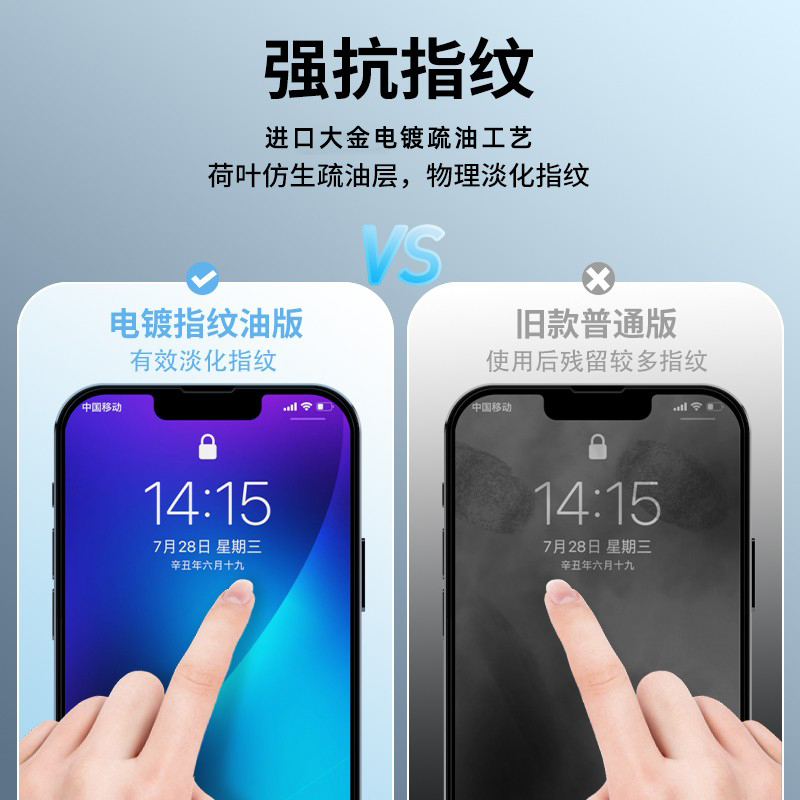 REMAX/睿量三叁弟在湖边iPh15高清钢化膜适用iPhone14加硬抗摔贴膜3D弧边苹果13promax防指纹12全屏覆盖贴膜-图1