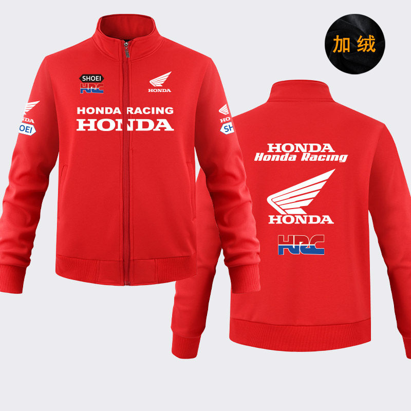可定制机车服honda摩托车立领卫衣 棠柚卫衣