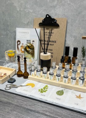 样板房间飘窗书房植物精油制作