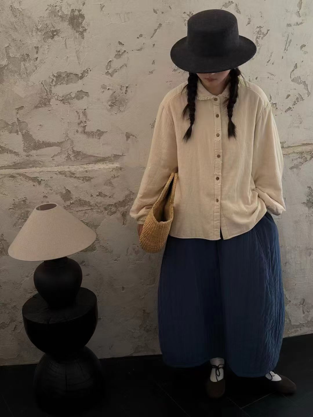 2025秋冬季新款灯芯绒夹棉半裙