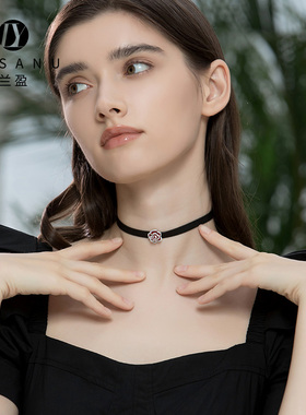 兰盈奥地利水晶choke颈链