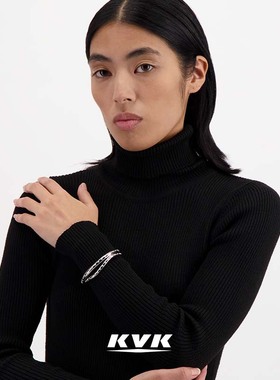 KVK白系列花瓣情侣手镯