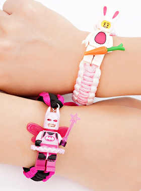 乐高积木钢铁侠抖音同款编织手链