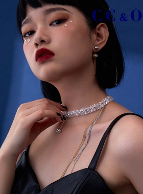 ccoo纯手工编织项链配饰脖子