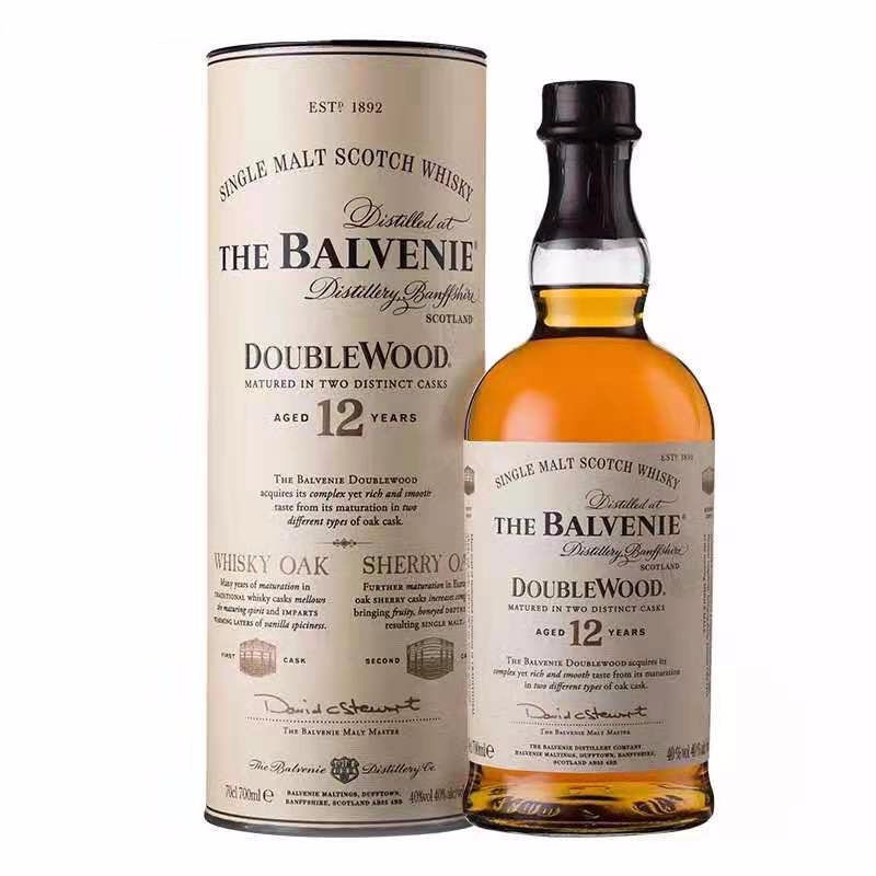 顺丰包邮【行货带盒】百富12年双桶陈酿Balvenie 单一麦芽威士忌 - 图2