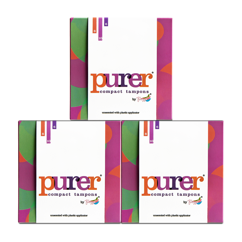 purer卫生棉条卫生巾导管式月经杯 purer卫生棉条