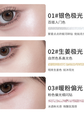狮子生姜高光细闪修容一体
