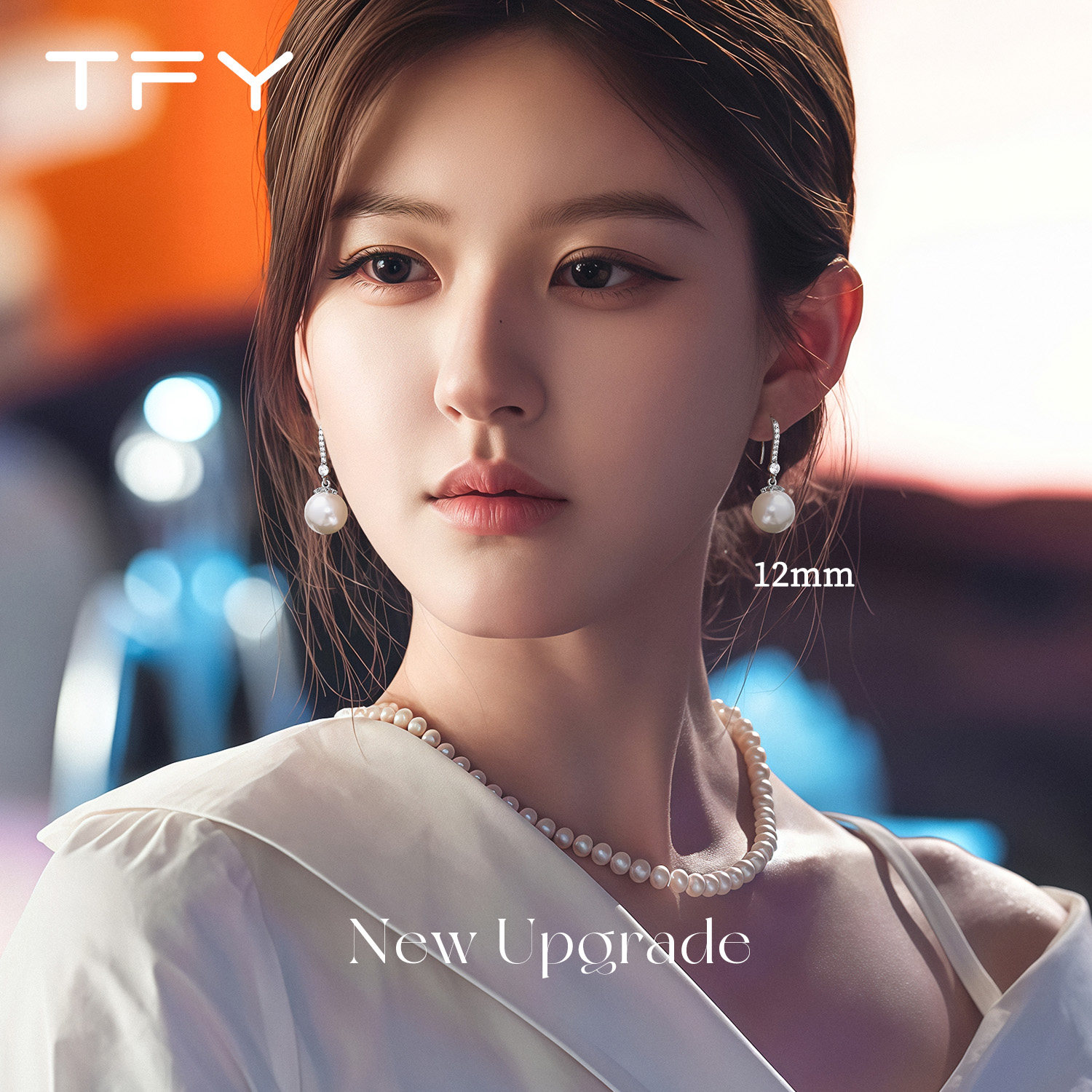 赵露思同款高跟鞋珍珠耳环女2026新款爆款高级感锆石银色耳钉耳饰,淘宝优惠券,粉丝福利购,淘宝优惠卷