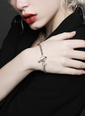 ihush/俏物悄语伊甸玫瑰独角兽手链手镯女网红原创轻奢情人节礼物