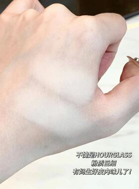 新品hourglass轻雾蜜粉饼小样柔焦控油持久定妆哑半透明/粉米色