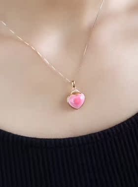 珠宝女皇贝纯银简洁大方风吊坠