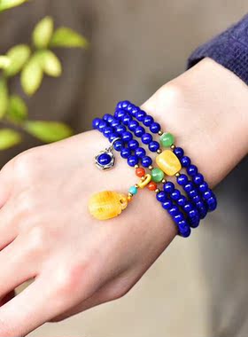 珠宝天然无优化蜜蜡925银小吊坠