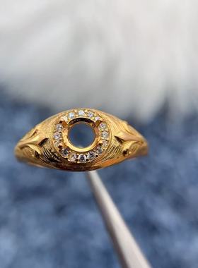 s925银托工厂戒指空托款式多尺寸