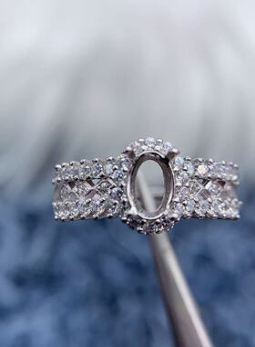 s925银托工厂戒指空托款式多尺寸