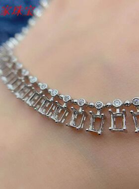 奢华重工晚宴款项链S925银托多款
