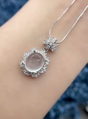 S925银托工厂吊坠空托10*12精工