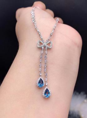 高端彩宝锁骨链支持海内外