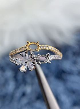 S925银托工厂戒指空托多款式戒托