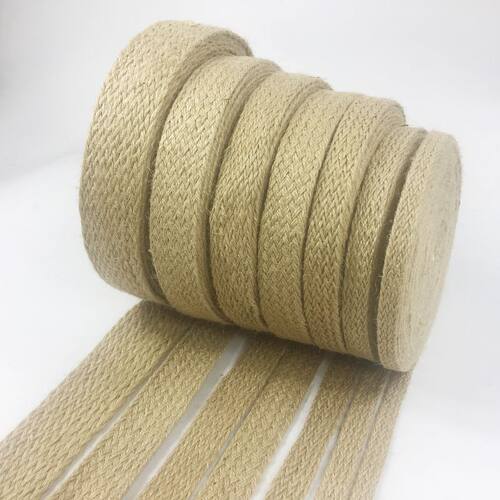 1235厘米扁宽麻绳diy手工复古包装货车捆绑绳子吊顶装饰墙创意 - 图1