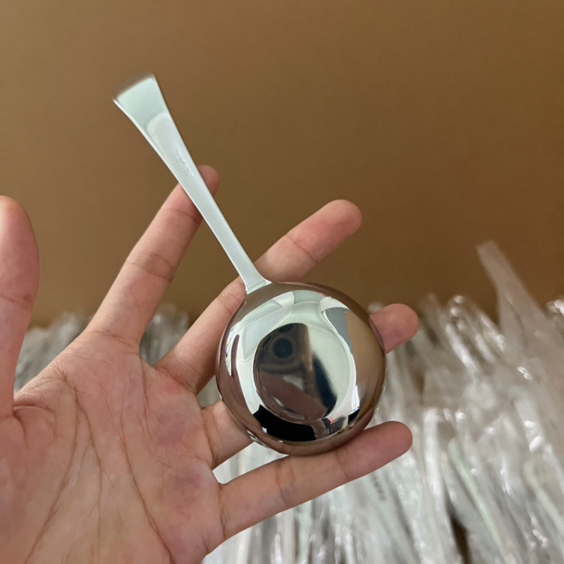 卡皮巴拉316不锈钢圆头大汤勺勺子儿童家用饭勺调羹平底加深汤匙,淘宝优惠券,粉丝福利购,淘宝优惠卷