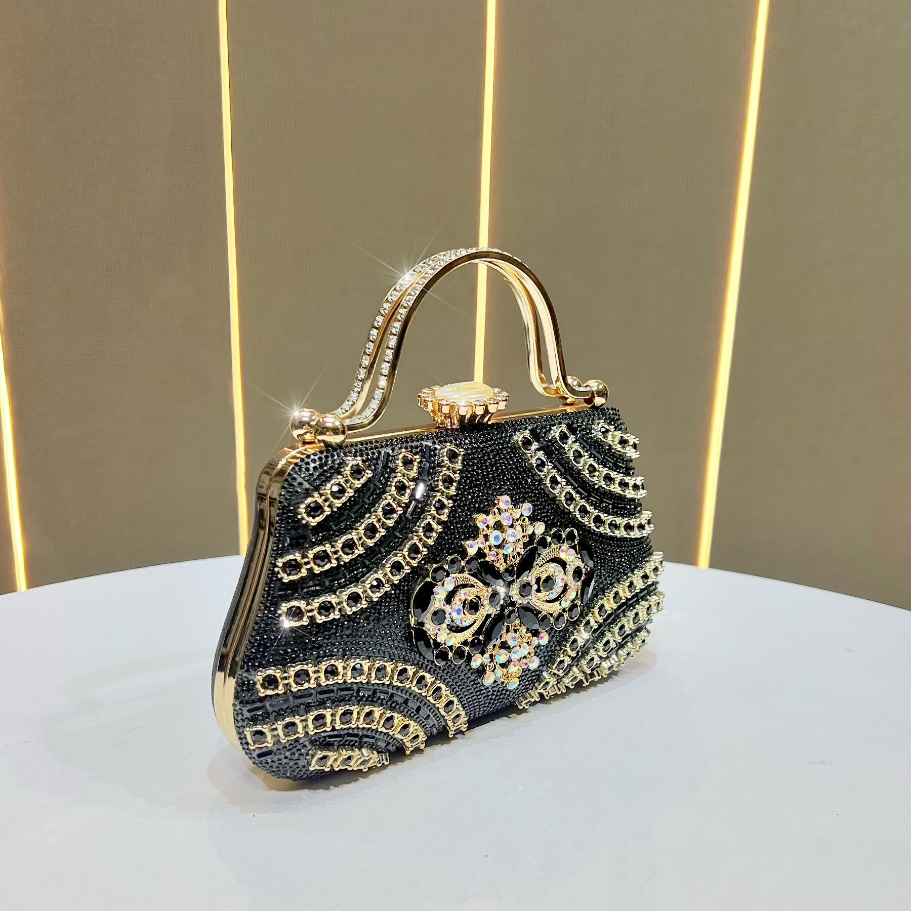 MissingYou时尚晚宴包镶钻手提包名媛宴会礼服包单肩斜挎包晚装包,淘宝优惠券,粉丝福利购,淘宝优惠卷