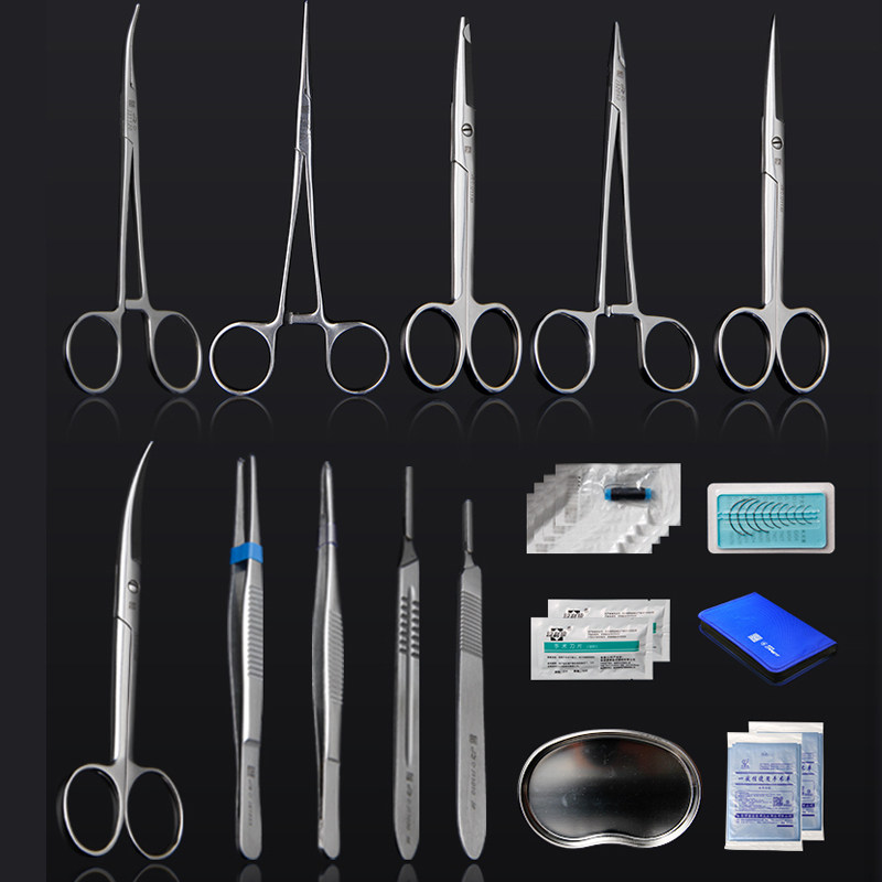 外科缝合器械包手术刀片刀柄工具套装医用医学生持针器线缝合练习,淘宝优惠券,粉丝福利购,淘宝优惠卷