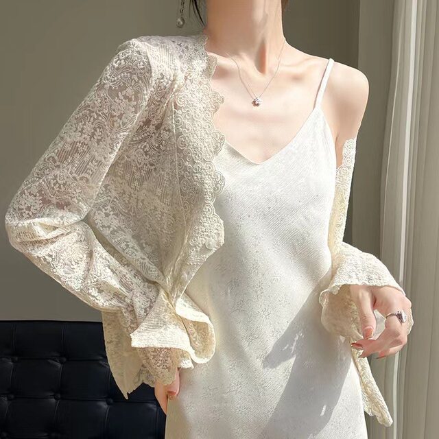 2026 French Lace Super Fairy Sunscreen Cardigan