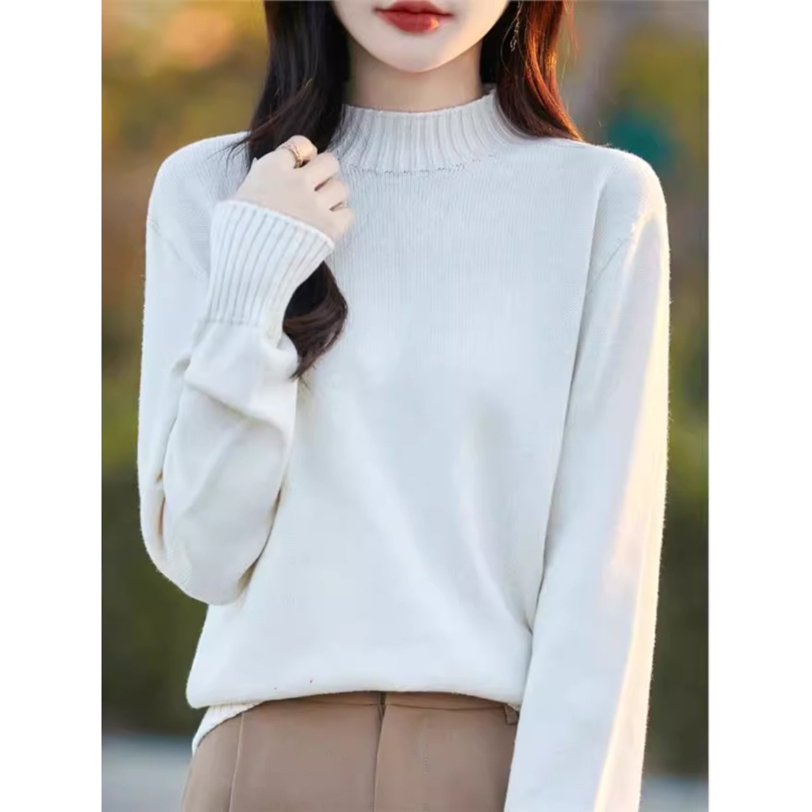 重磅加厚一线成衣纯棉线针织打底衫女半高领无缝毛衣保暖线衫上衣,淘宝优惠券,粉丝福利购,淘宝优惠卷