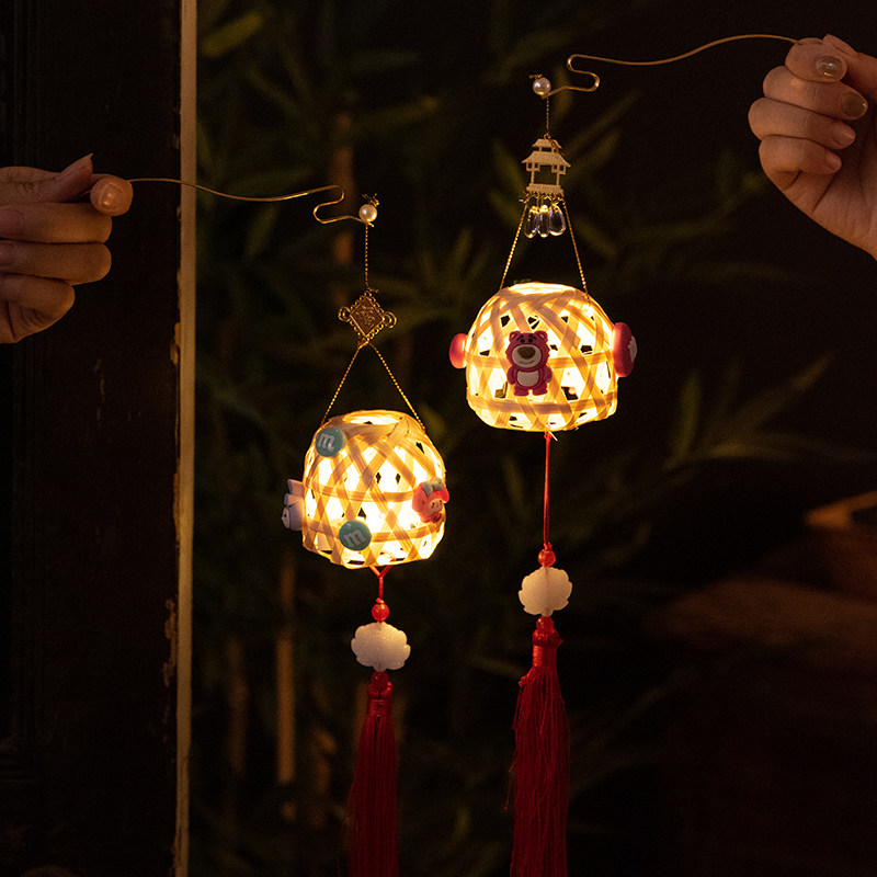 香环儿童手工DIY中秋节竹编小灯笼*2件 天猫优惠券折后￥9.62起包邮