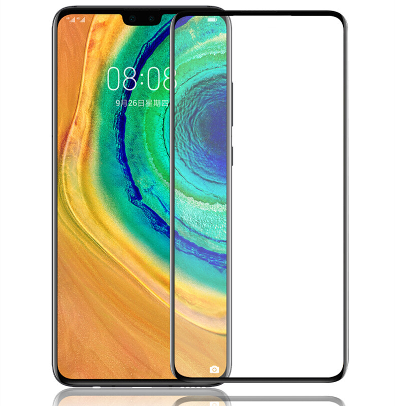 适用于华为mate30钢化膜魅特30钻石保护膜TAS-AN00全屏覆盖蓝光膜mate30手机不开孔蓝光钢化膜防指纹电镀 - 图3