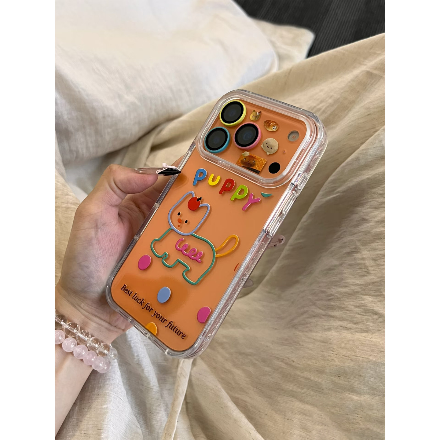 多巴胺线条小狗适用苹果17手机壳iPhone15promax新款16pro华为p70荣耀300防摔小米14透明vivoppo全包12软壳11,淘宝优惠券,粉丝福利购,淘宝优惠卷