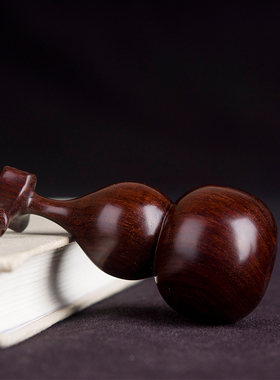 印度小叶紫檀葫芦把玩送礼吊坠