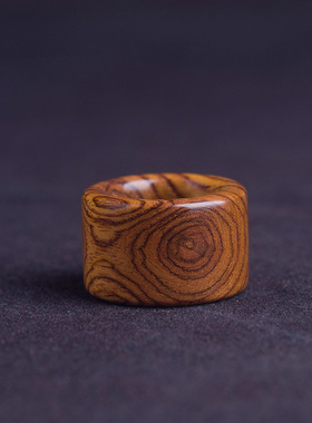 海南黄花梨老料鬼脸对眼扳指