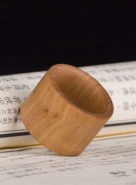 龙虫并雕斋印度老山可订制扳指