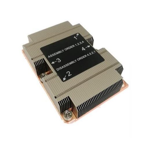 适用1U被动3647长方形散热器R72 铝鳍片铜芯3204 1U服务器音CPU - 图0