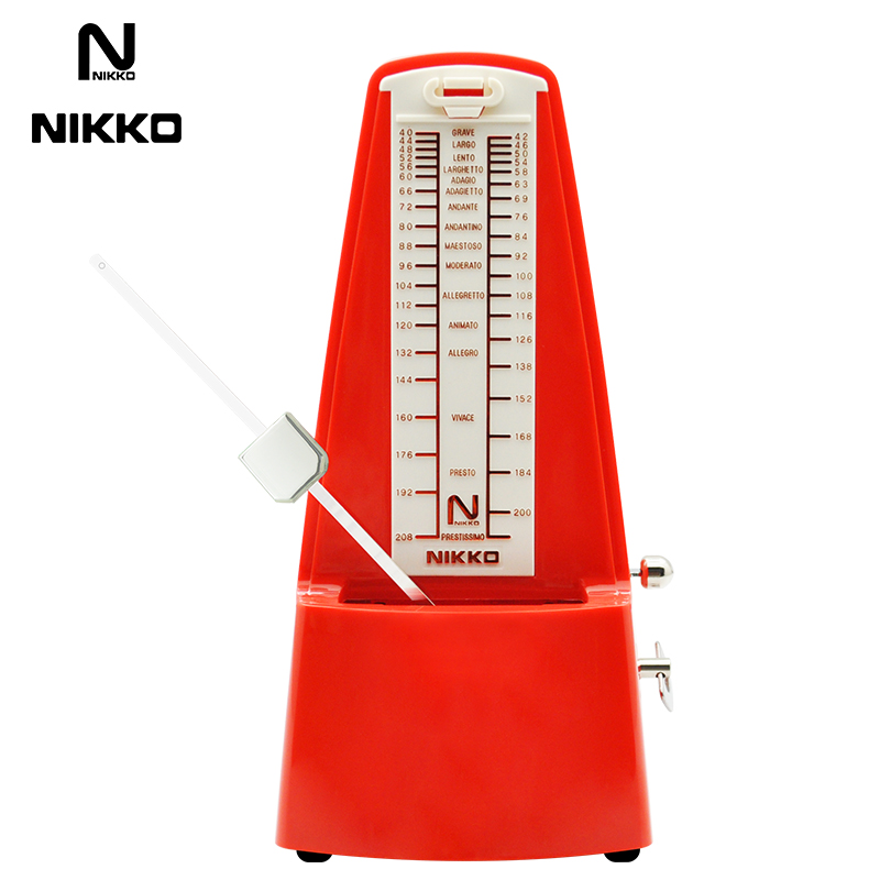 nikko尼尔康专卖店日本进口机芯正品NIKKO尼康机械节拍器钢琴考级专用吉他节奏通用0
