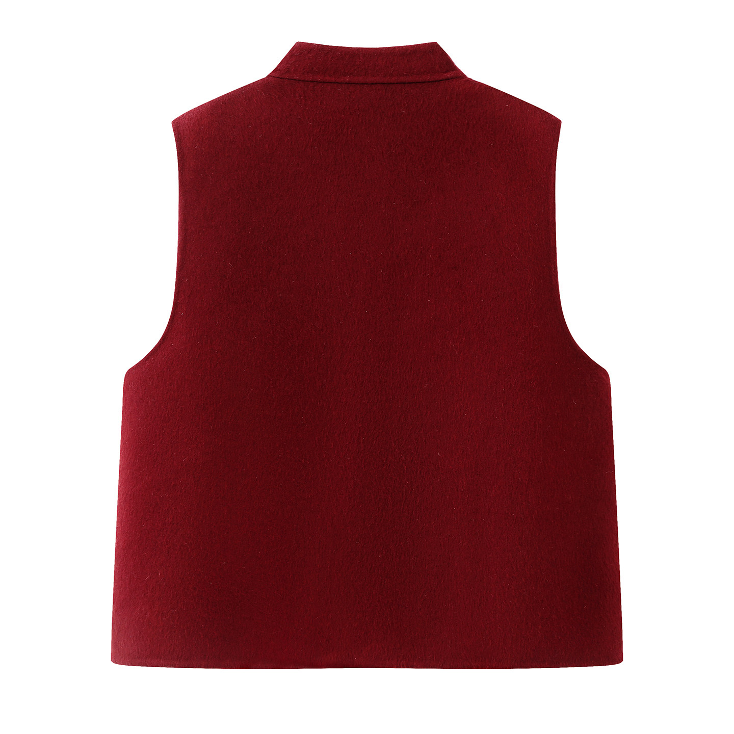 国风立领盘扣马甲女短款双面呢外套轻奢新中式坎肩2026冬羊毛大衣,淘宝优惠券,粉丝福利购,淘宝优惠卷