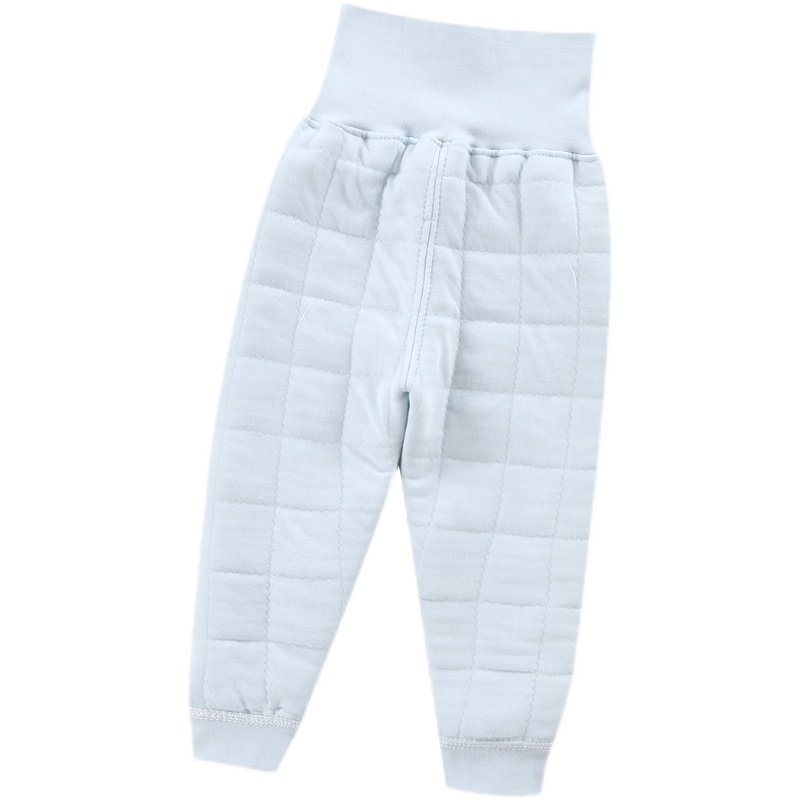 儿童纯棉保暖高腰裤中小童秋冬三层夹棉秋裤男女宝宝加厚护肚裤子,淘宝优惠券,粉丝福利购,淘宝优惠卷