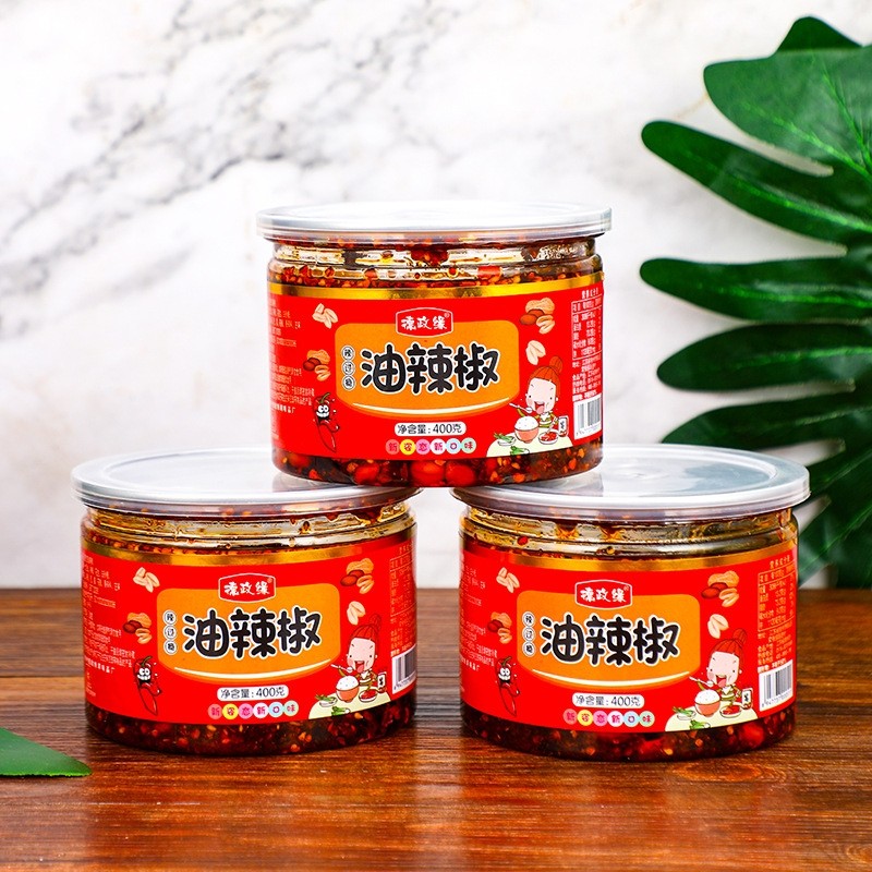 德政缘辣椒酱 辣过瘾油辣椒400克罐装 香辣脆拌面拌饭 调出好味道,淘宝优惠券,粉丝福利购,淘宝优惠卷