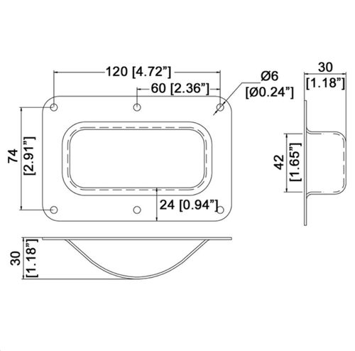 Penn Elcom金属镀锌3寸4寸脚轮轮窝卡槽堆叠定位固定器W0968Z - 图0
