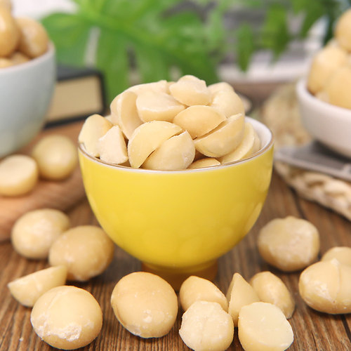 新货夏威夷果仁500g原味熟大半颗脱壳夏果仁孕妇坚果零食烘焙原料 - 图0