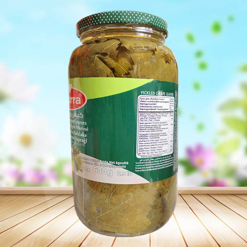 durra pickLled Grape Leaves 多朗腌葡萄叶 1260g - 图0