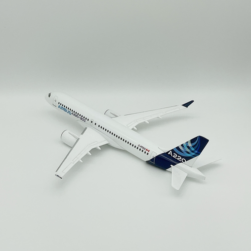 【绝版】AIRBUS A220-300 C-FFDO空客飞机模型1:200机子全部是实 - 图3