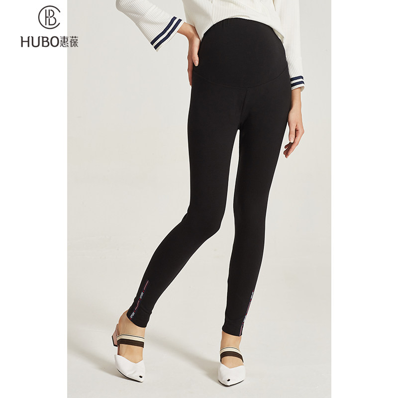 惠葆秋季新款孕妇外穿纯棉打底裤 惠葆德圆孕妇打底裤