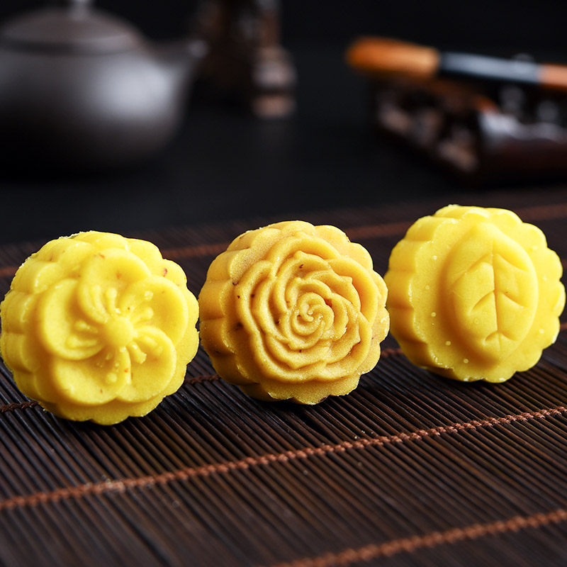 成都特产锦城记桂花传统绿豆糕 锦城记传统糕点