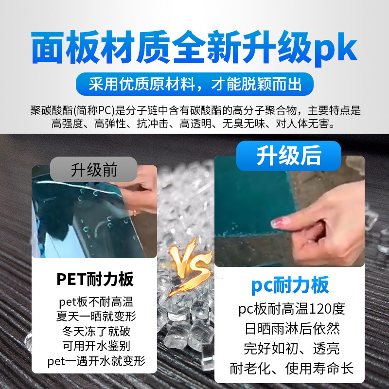 大水槽雨棚屋檐家用窗户庭院门头阳台露台pc耐力板无声雨篷雨搭,淘宝优惠券,粉丝福利购,淘宝优惠卷