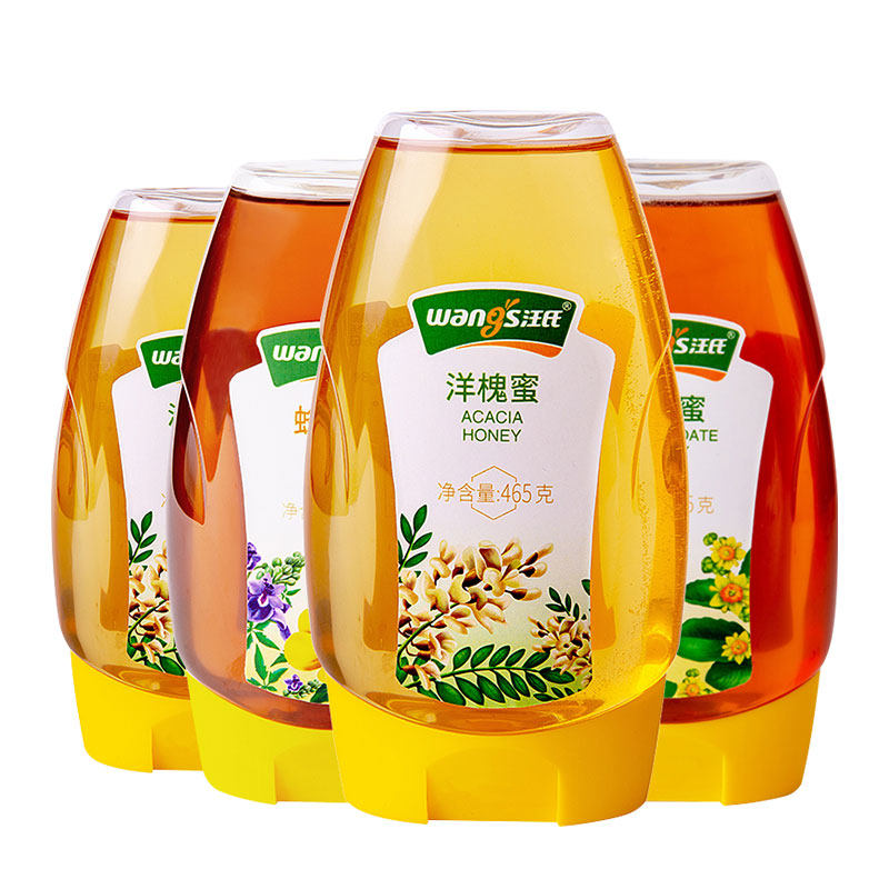 汪氏官方旗舰店组合洋槐百花纯正* 汪氏食品蜂蜜