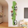 Perforated board punch-free wall-mounted coat rack