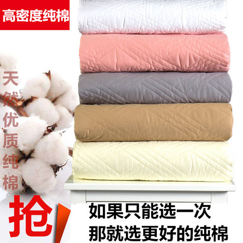 高密度纯棉床罩席梦思保护套全棉加厚乳胶棕垫床垫套夹棉防滑床笠 - 图1